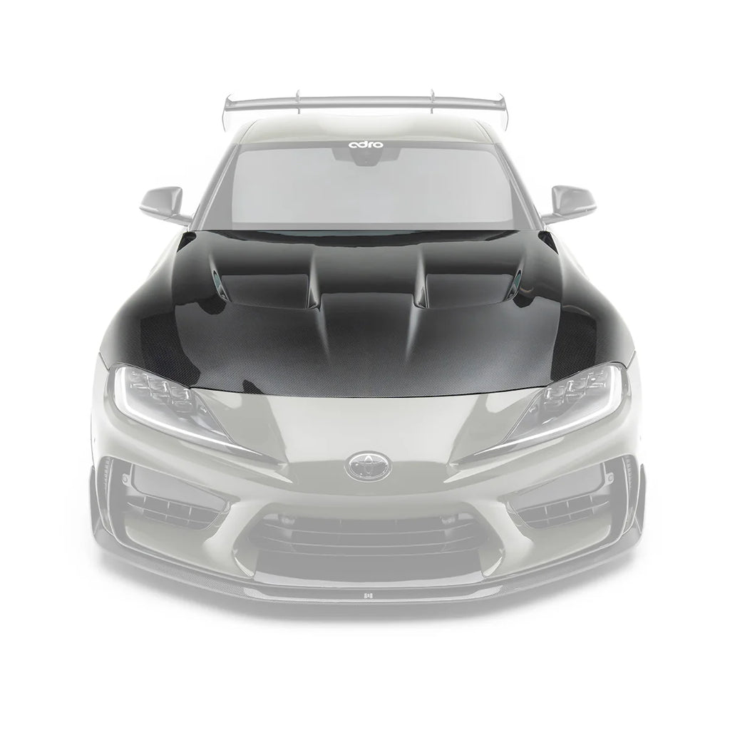 ADRO - Carbon Fiber Vented Hood - Toyota A90 Supra