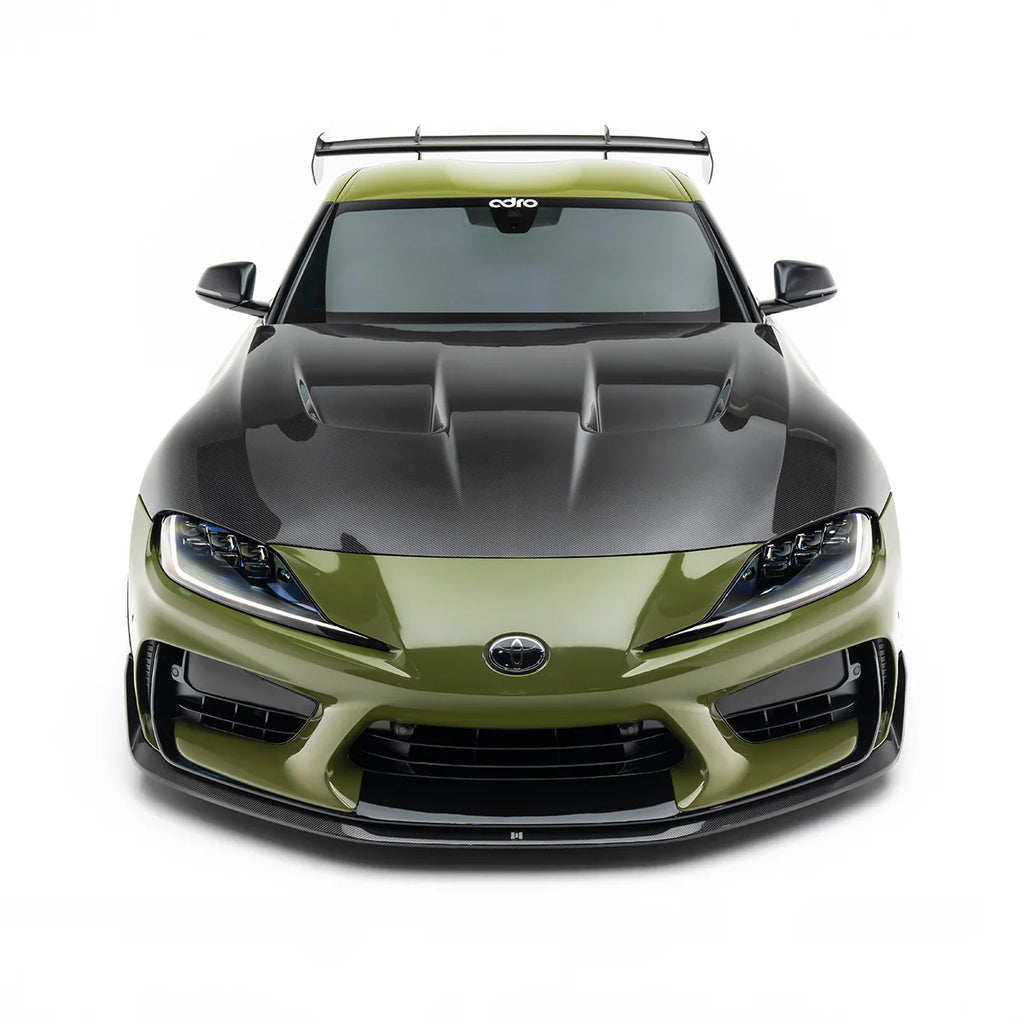 ADRO - Carbon Fiber Vented Hood - Toyota A90 Supra