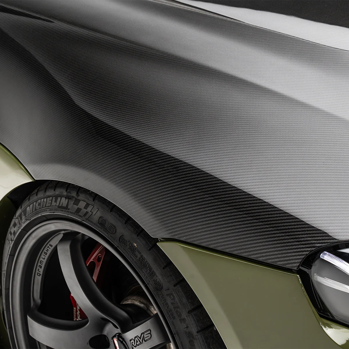 ADRO - Carbon Fiber Vented Hood - Toyota GR Supra