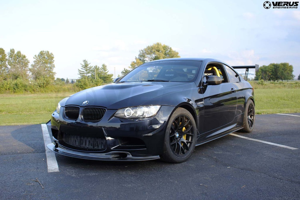 Verus Engineering - Carbon Polyweave Side Splitter Kit - BMW E92 M3