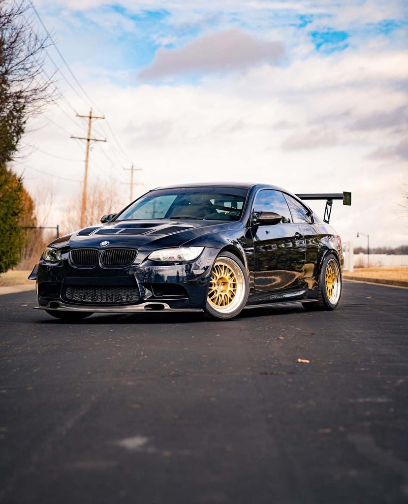 Verus Engineering - Carbon Polyweave Side Splitter Kit - BMW E92 M3