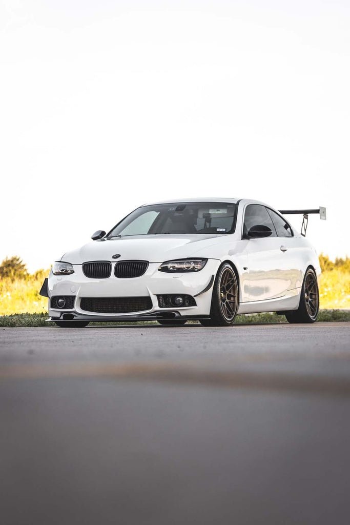 Verus Engineering - Carbon Polyweave Side Splitter Kit - BMW E92 M3