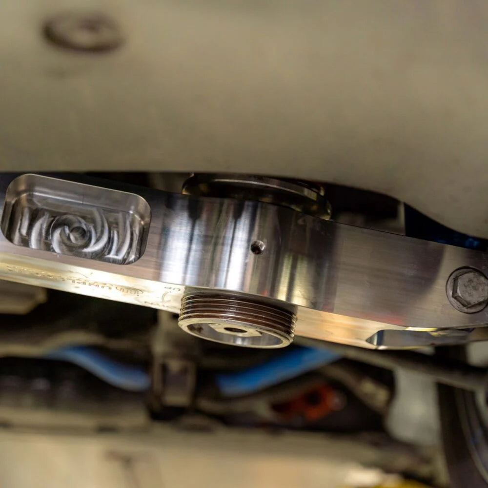 Unplugged Performance - Ultimate Edition Billet Height Adjustable Rear Spring Arms - Tesla Model 3/Model Y