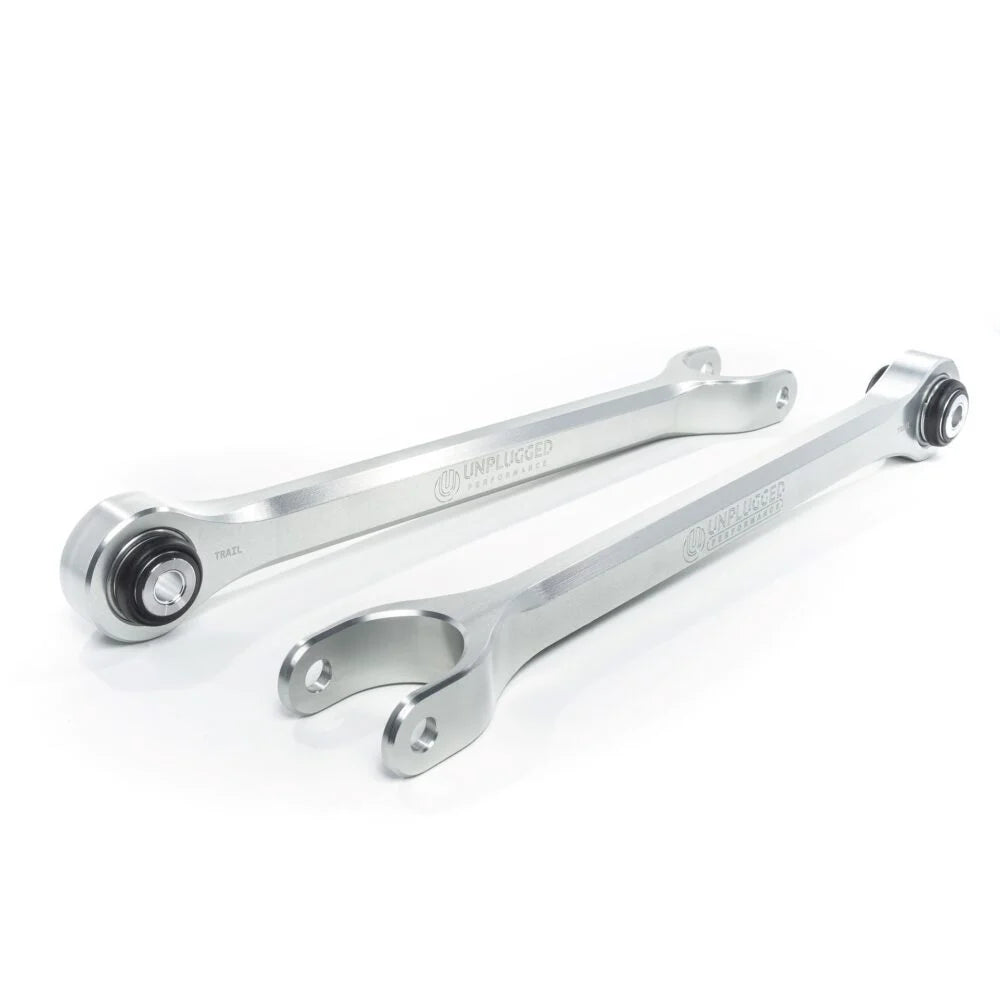 Unplugged Performance - Billet Rear Traction & Trailing Arms - Tesla Model 3/Model Y