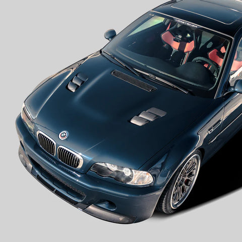 Vorsteiner - V20 Carbon Fiber Vented Hood - BMW E46 M3