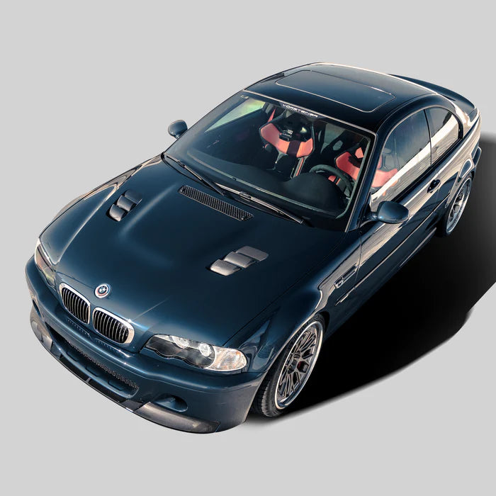 Evasive Motorsports: Varis VRS Cooling Bonnet, FRP - BMW E46 M3 Street
