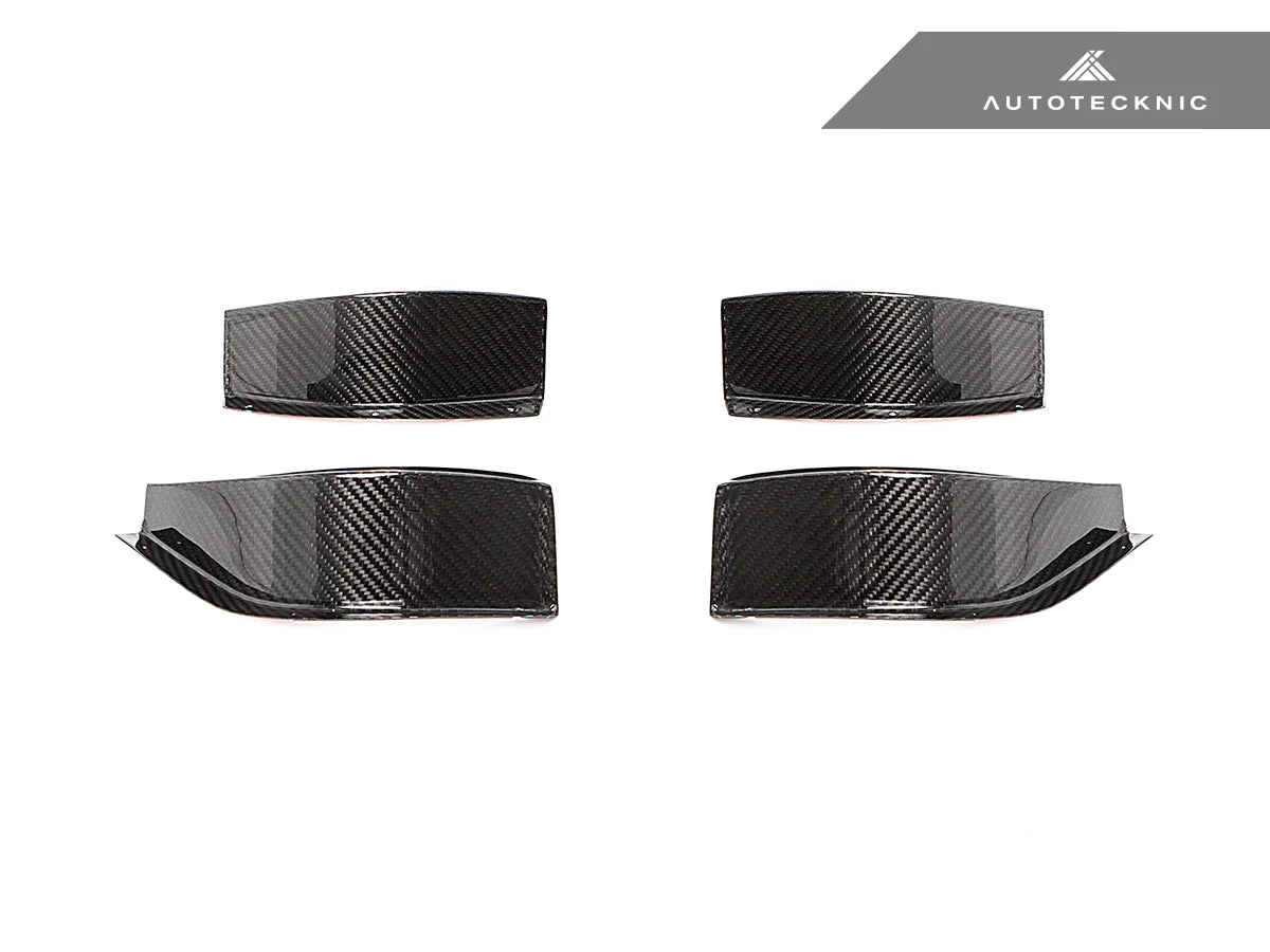 Autotecknic - GT4 Dry Carbon Bumper Canard Set - BMW G8X M3/M4