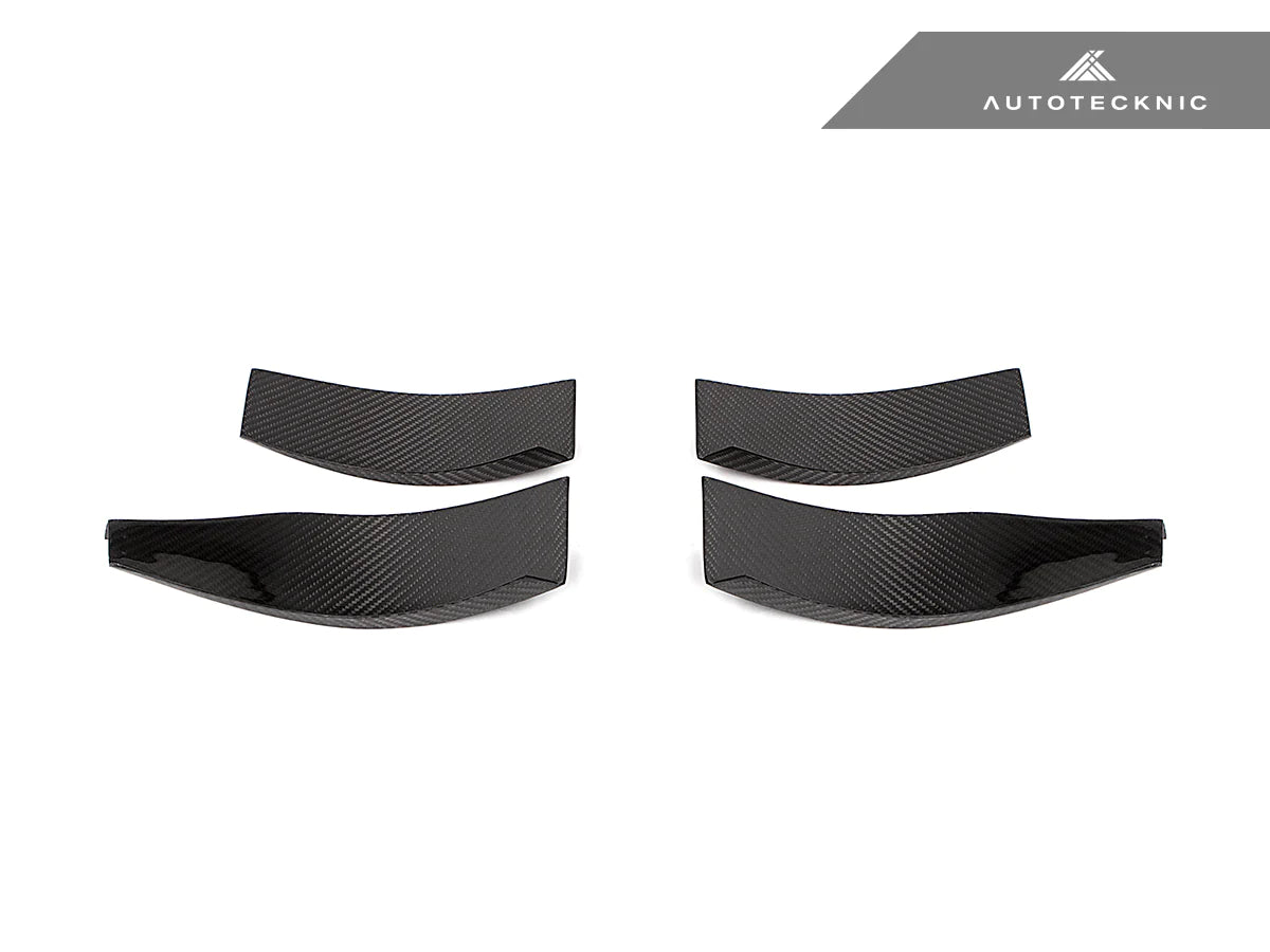 Autotecknic - GT4 Dry Carbon Bumper Canard Set - BMW G8X M3/M4