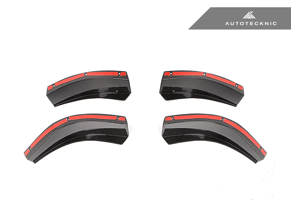 Autotecknic - GT4 Dry Carbon Bumper Canard Set - BMW G8X M3/M4