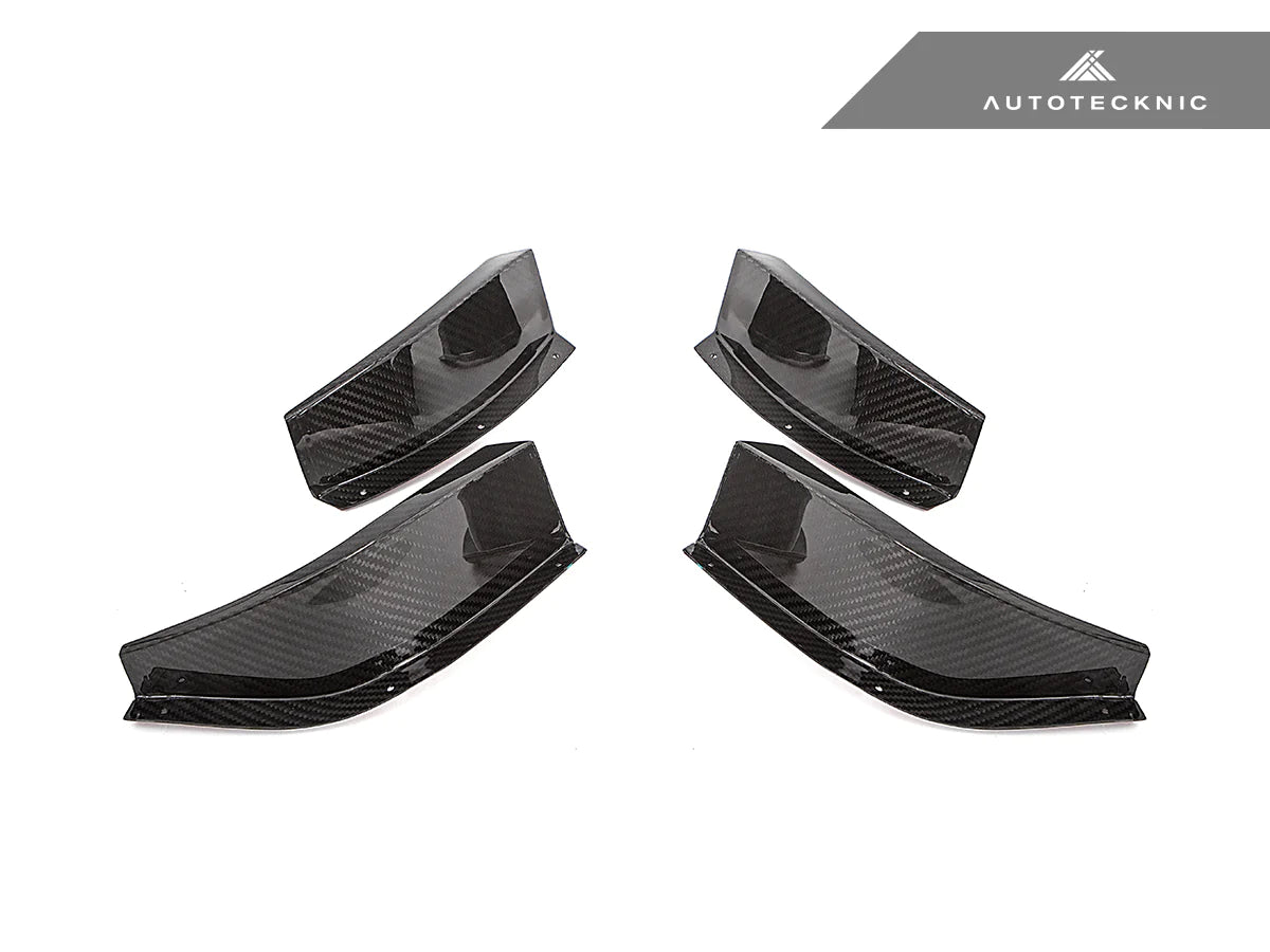 Autotecknic - GT4 Dry Carbon Bumper Canard Set - BMW G8X M3/M4