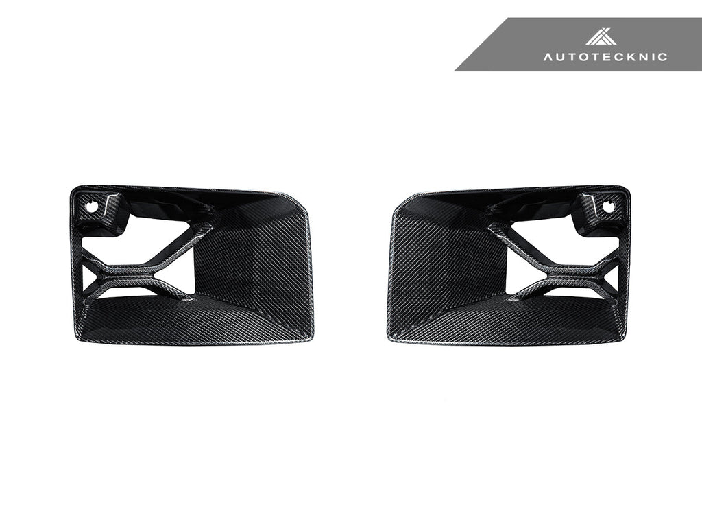 AutoTecknic Dry Carbon Podium Front Bumper Lower Vent Set - G87 M2