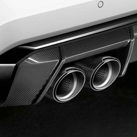 Genuine BMW - M Performance Exhaust Tips in Carbon Fiber/Titanium - BMW G8X M2/M3/M4