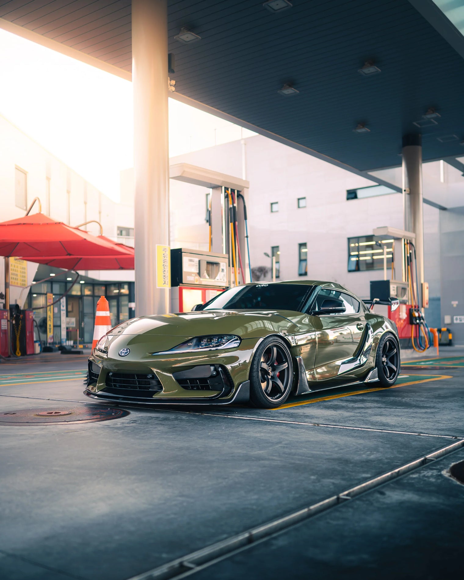 ADRO - Facelift Front Bumper & Carbon Fiber Lip Package - Toyota GR Supra