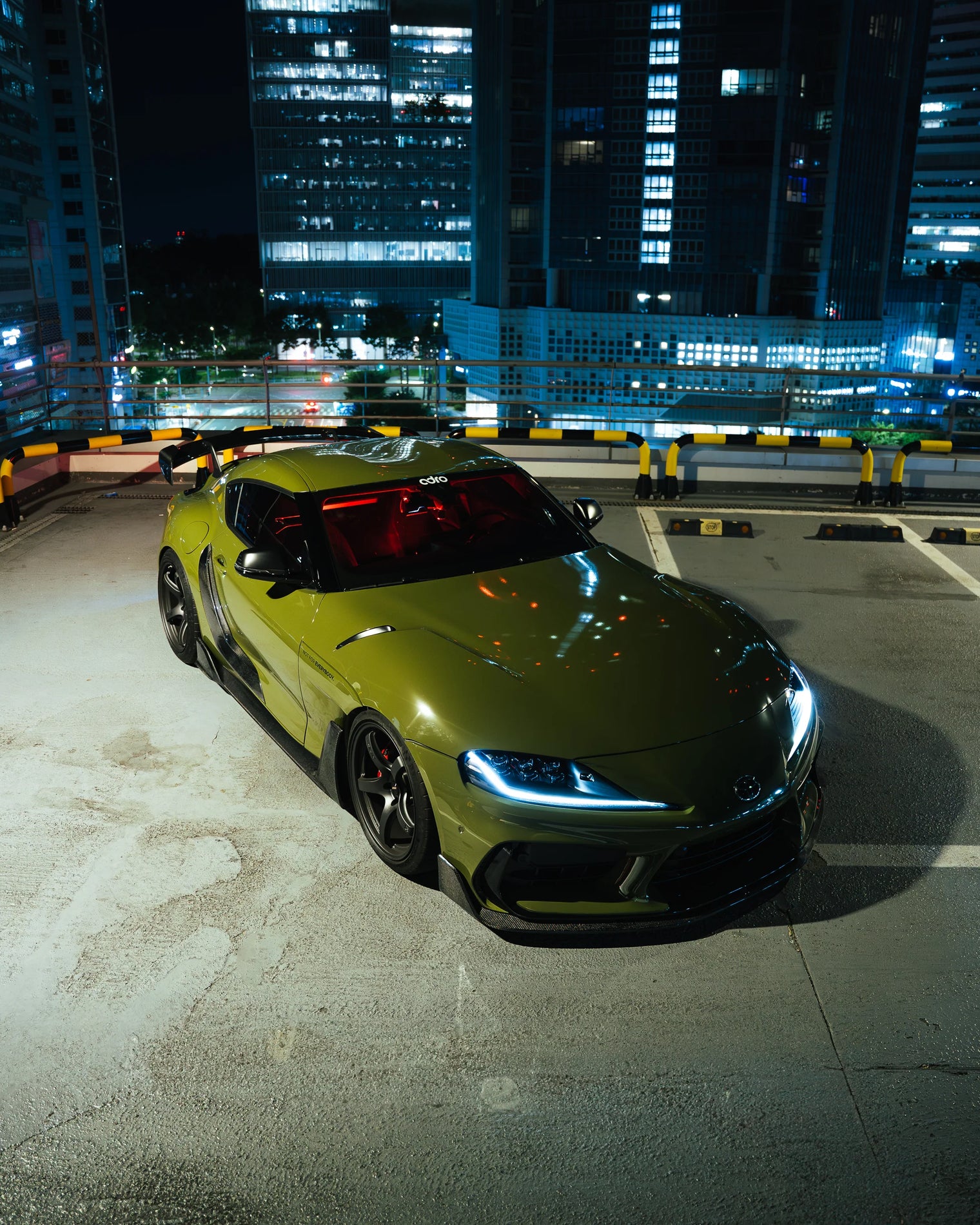 ADRO - Facelift Front Bumper & Carbon Fiber Lip Package - Toyota GR Supra