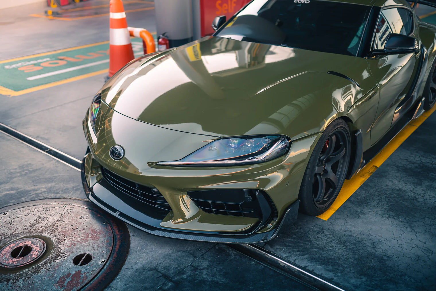 ADRO - Facelift Front Bumper & Carbon Fiber Lip Package - Toyota GR Supra