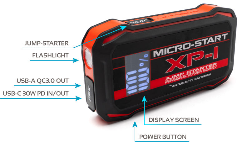 Antigravity - XP-1 G2 Micro-Start Lithium Jump-Starter Portable Power Supply