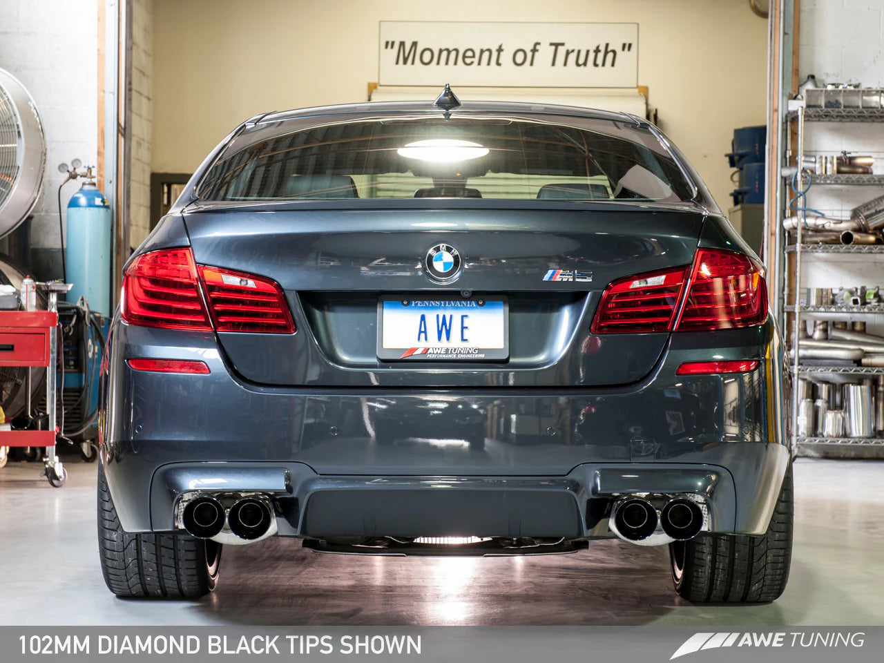 AWE Tuning - Touring Edition Axleback Catback Exhaust - BMW F10 M5