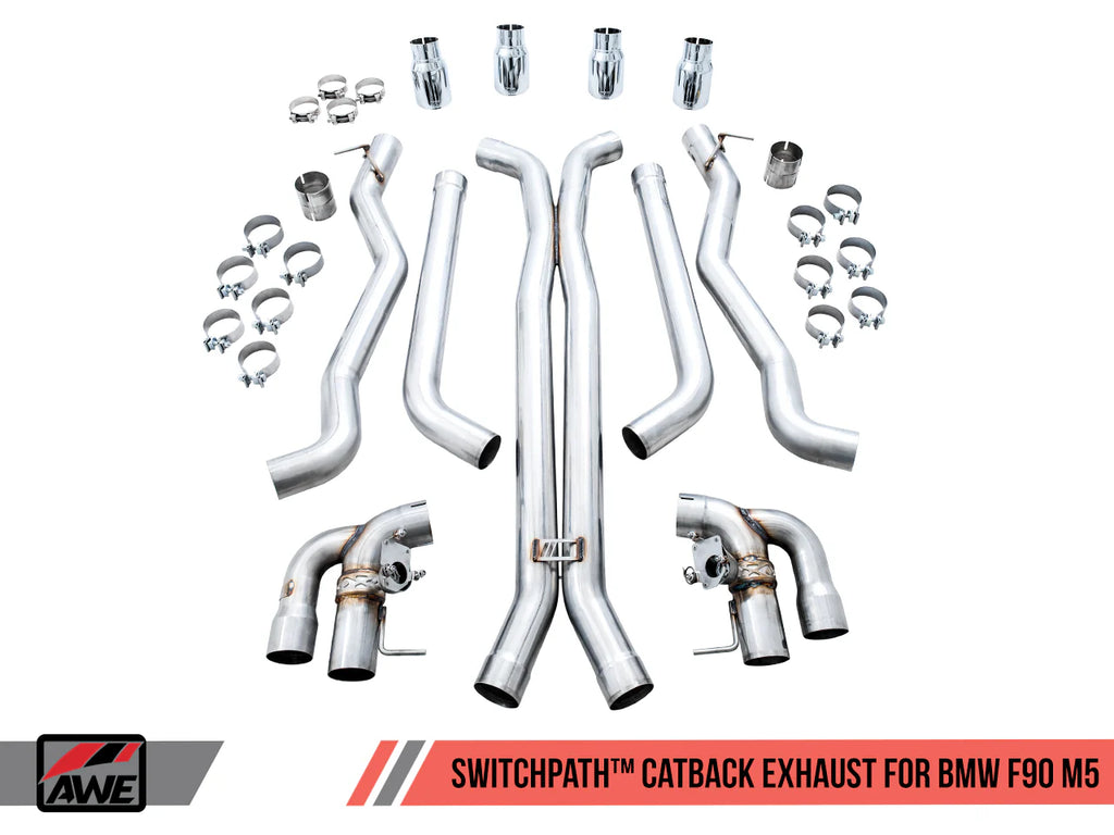 AWE Tuning -  SwitchPath Axleback Exhaust - BMW F90 M5