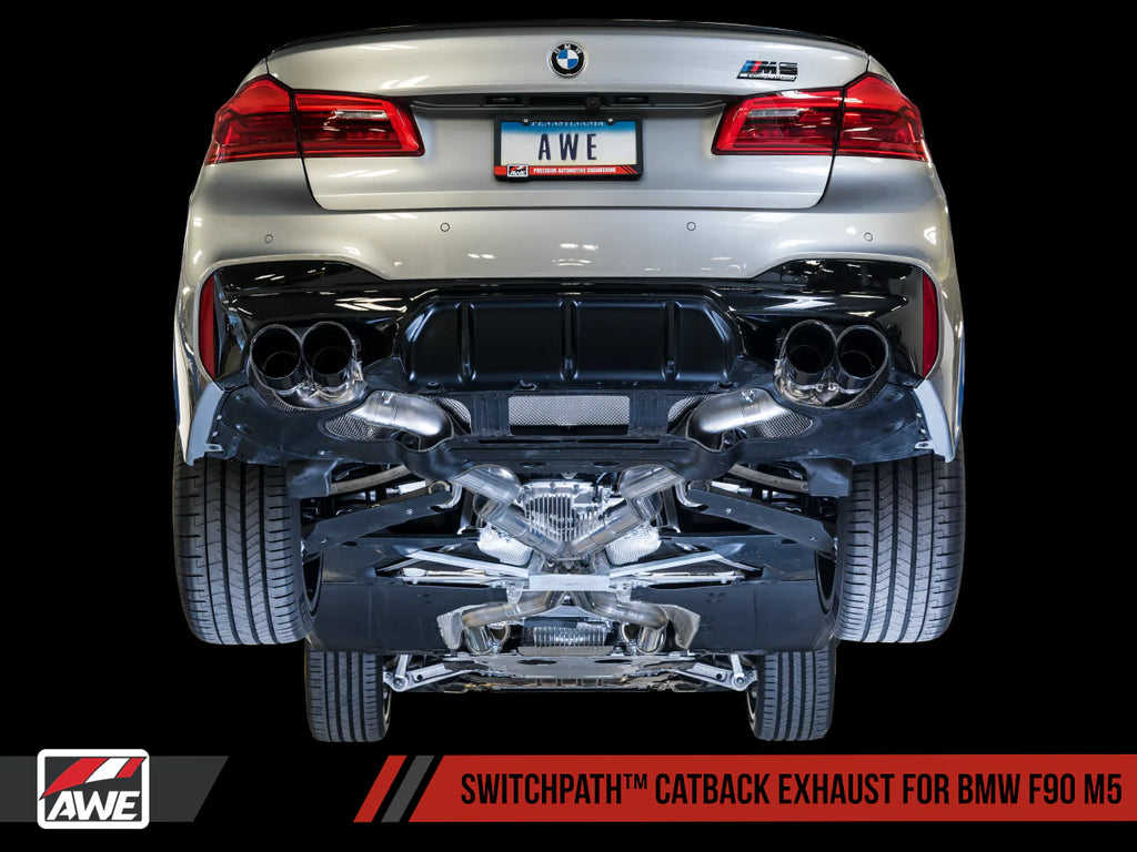 AWE Tuning -  SwitchPath Axleback Exhaust - BMW F90 M5