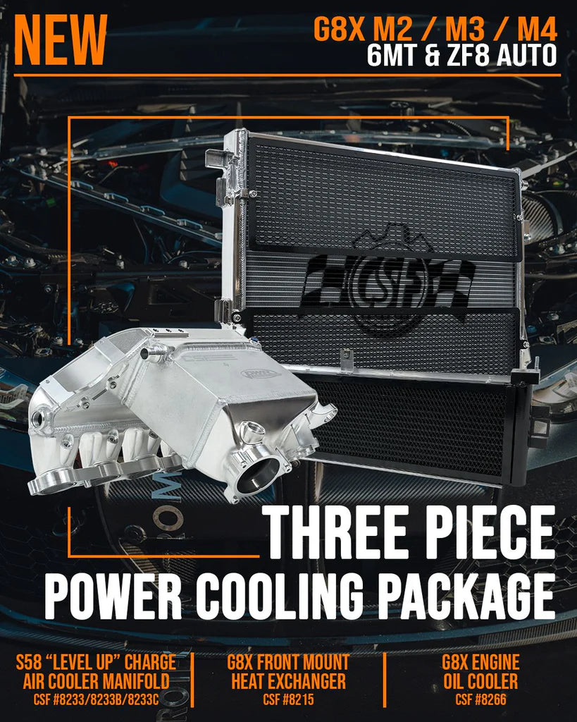 CSF -  3-Piece Power Cooling Package - BMW G8X M2/M3/M4