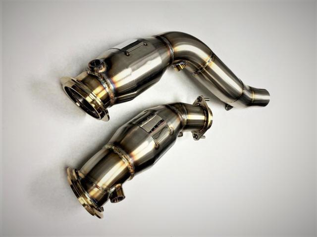 Evolution Racewerks - Sport Series High-Flow Catted Downpipes (Stainless) - BMW F8X M2/M3/M4