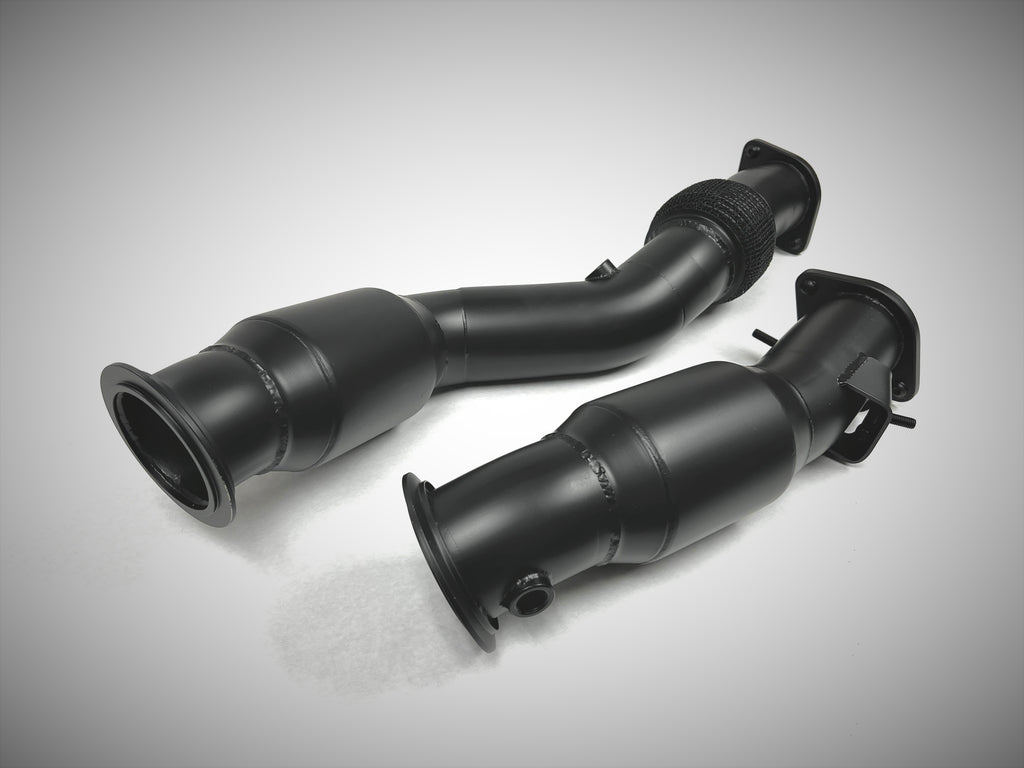 Evolution Racewerks - Sport Series High-Flow Catted Downpipes (Stainless) - BMW G8X M2/M3/M4