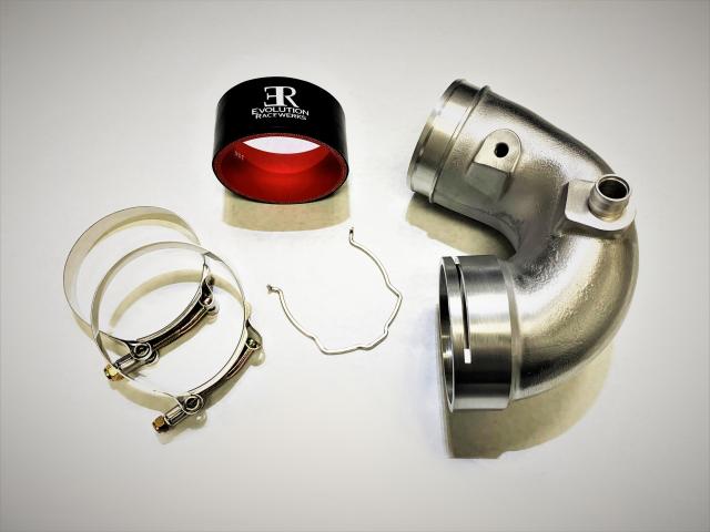 Evolution Racewerks - Cast Aluminum J-Pipe Upgrade (Cold Side) - BMW F8X M2/M3/M4