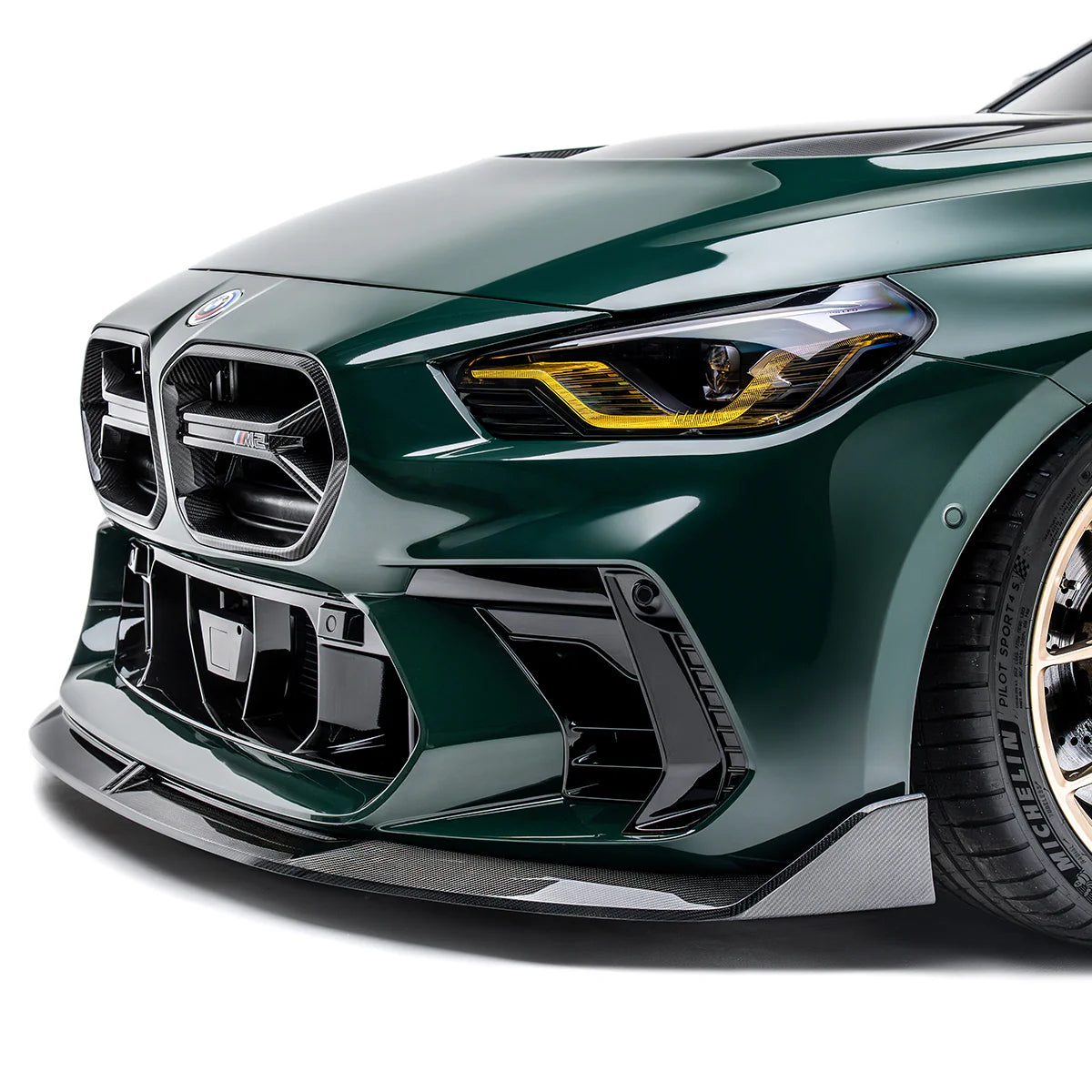 ADRO - Carbon Fiber Front Grille for Adro Bumper - BMW G87 M2