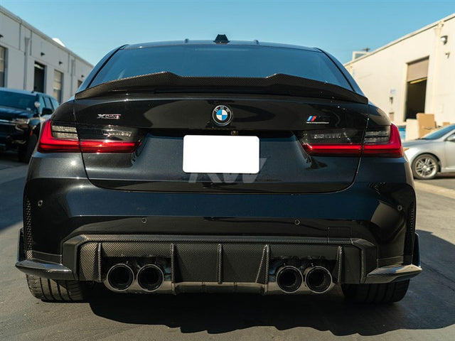 RW Carbon - RWS Carbon Fiber Outer Diffuser Trim - BMW G8X M3/M4