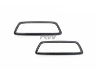 RW Carbon - Carbon Fiber Front Seat Emblem Covers - BMW F/G-Chassis