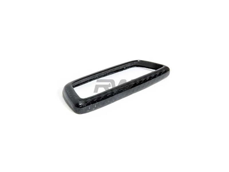 RW Carbon - Carbon Fiber Front Seat Emblem Covers - BMW F/G-Chassis