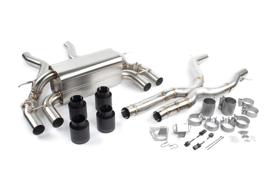 Dinan - Valved Axleback Exhaust & X-Pipe - BMW F87 M2 Competition