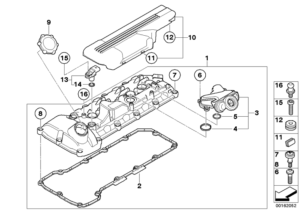 NRW Design - S65 Valve Cover Gasket Kit - BMW E9X M3