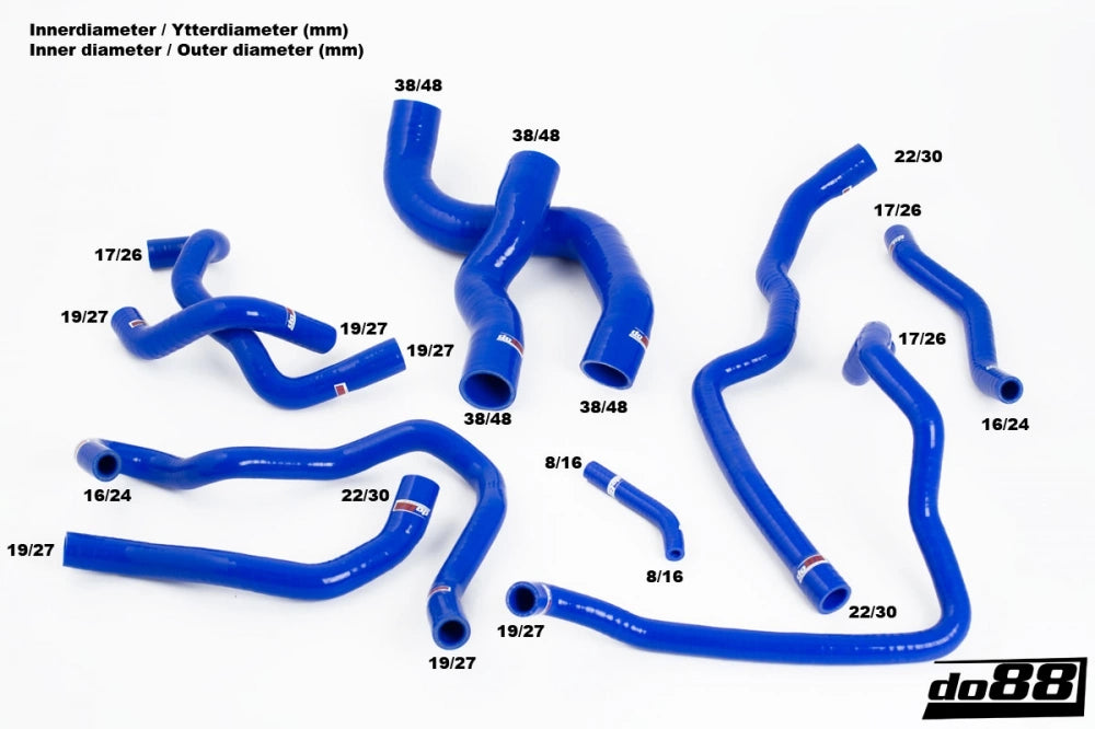 do88 Performance - Silicone Coolant Hose Package - BMW E9X M3