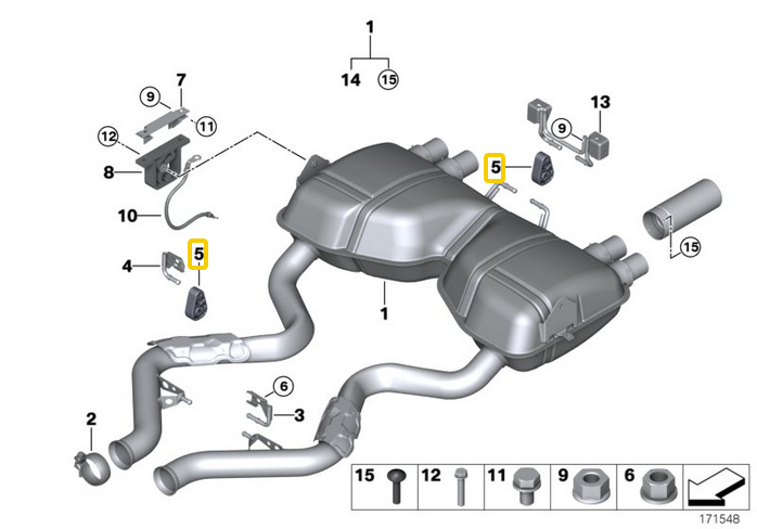 Powerflex - Rear Exhaust Mount - BMW E9X M3