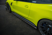 Verus Engineering - Carbon Polyweave Side Splitter Kit - BMW G82 M4