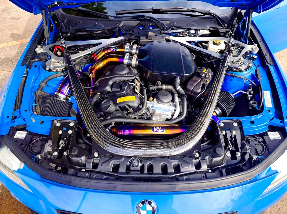 IRL - Titanium Front Mount Intakes/Charge Pipe Package - BMW F8X M2/M3/M4