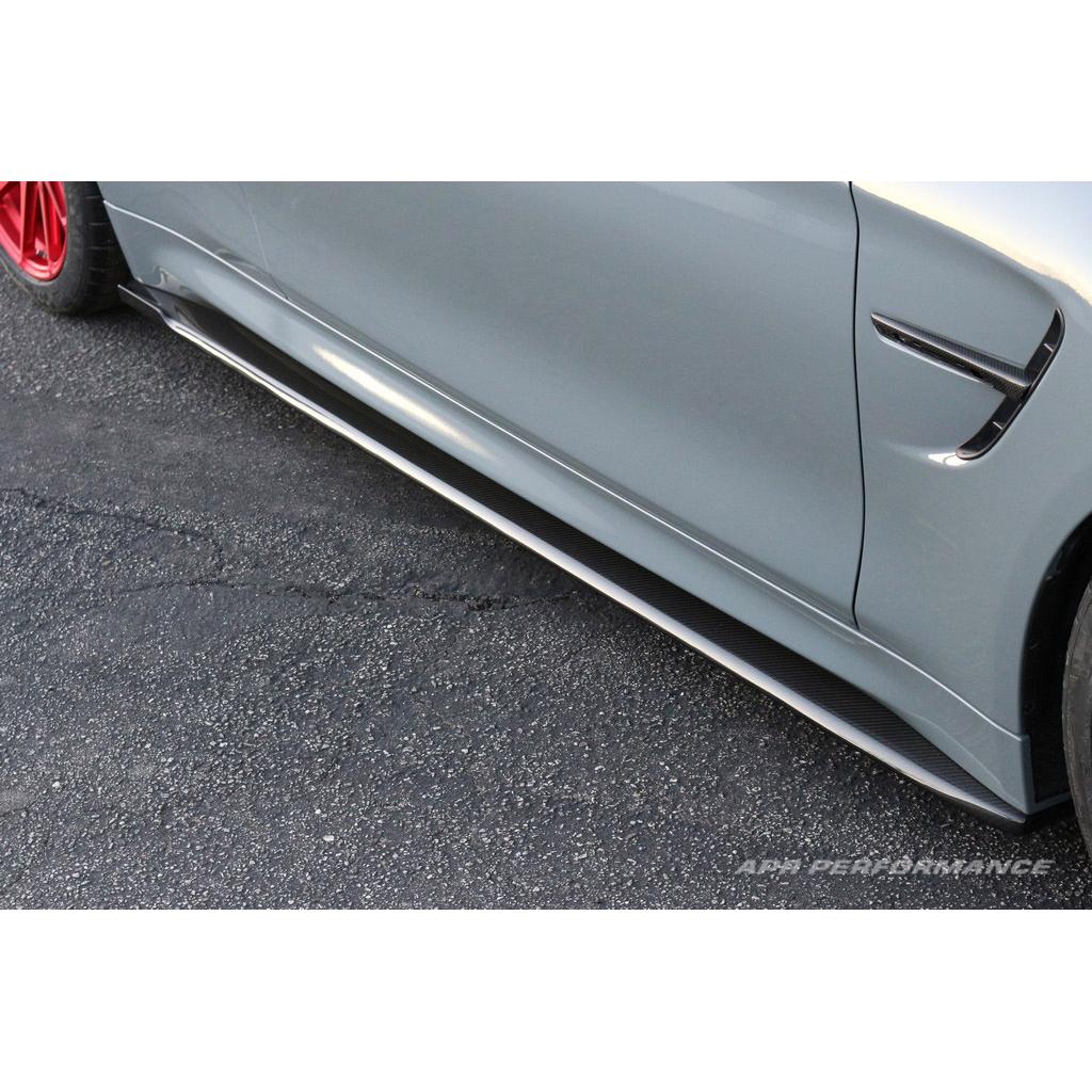 APR Performance - Carbon Fiber Side Skirt Extensions - BMW F82 M4