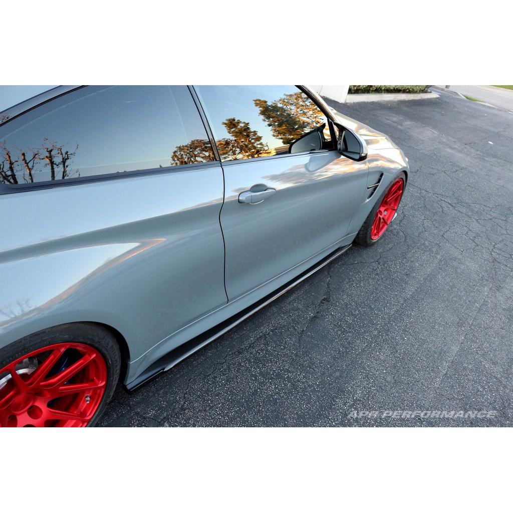 APR Performance - Carbon Fiber Side Skirt Extensions - BMW F82 M4