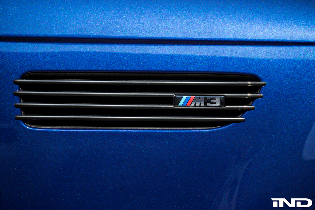 iND e46 m3 black chrome side grille set - iND Distribution