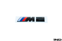 iND f87 m2 painted trunk emblem - iND Distribution