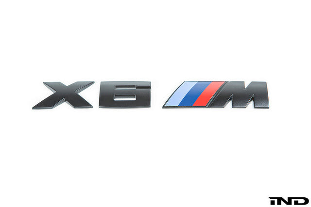 iND e71 x6m painted trunk emblem - iND Distribution