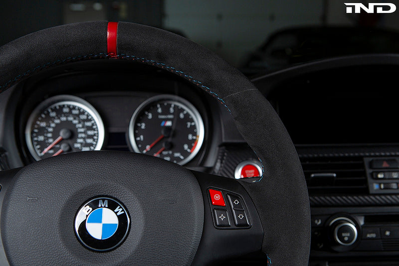 iND e9x m3 red m steering wheel button - iND Distribution