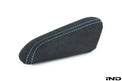 iND f87 m2 polar blue stitched alcantara knee pad - iND Distribution