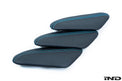 iND f87 m2 polar blue stitched leather knee pad - iND Distribution