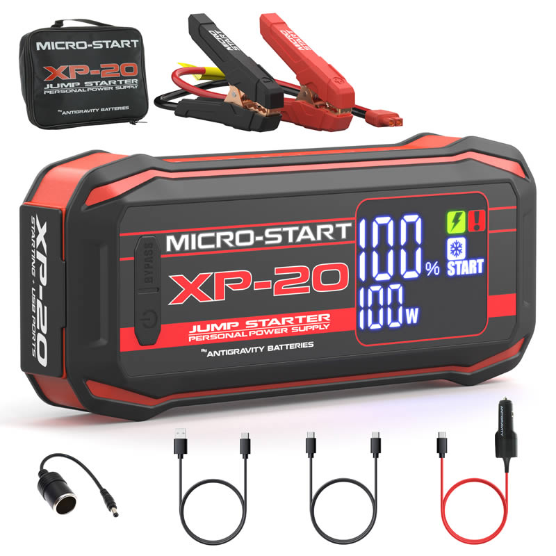 Antigravity - XP-20 Micro-Start Lithium Jump-Starter Portable Power Supply