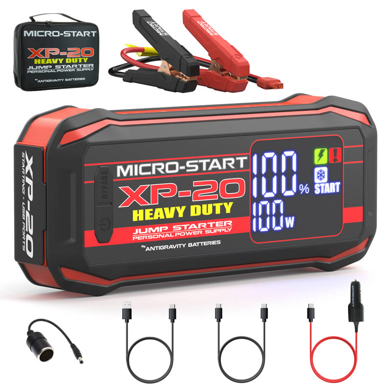 Antigravity - XP-20-HD Micro-Start (Heavy Duty) Lithium Jump-Starter Portable Power Supply