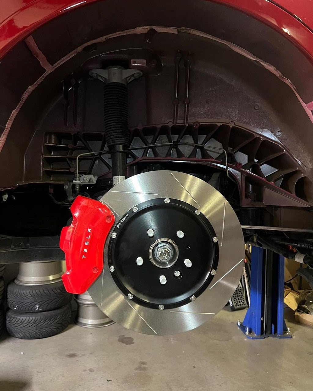 Paragon Performance - Rear 2-Piece Rotor Sport Brake Kit - Tesla Model 3/Model Y
