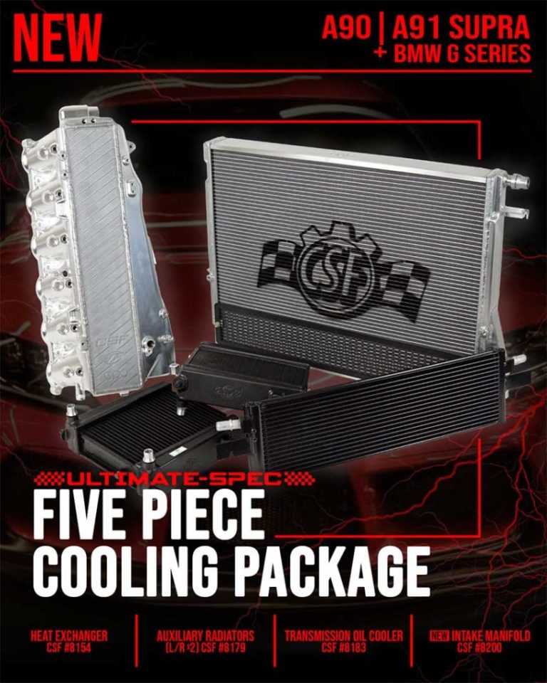 CSF - 5-Piece Ultimate-Spec Cooling Package - Toyota A90 Supra