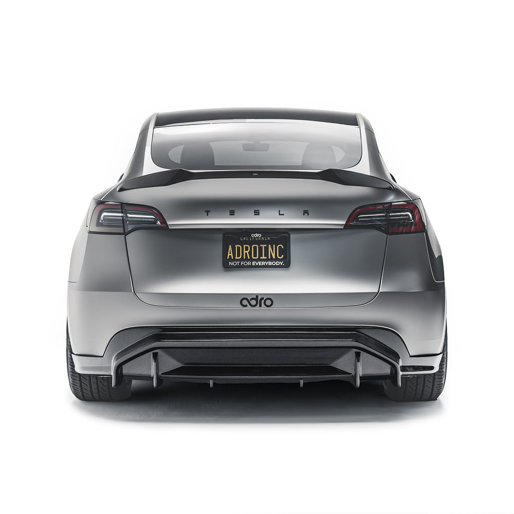 ADRO - Premium Prepreg V2 Carbon Fiber Rear Diffuser - Tesla Model Y